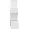 Ekena Millwork Richland Architectural Grade PVC Gable Bracket, 96"W x 16"H x 4"D x 4"F, 4/12 Pitch GBP096X16X0404RIC00 - alternate 3